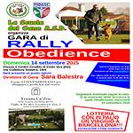 RO - RALLY OBEDIENCE FIDASC - LA SCUOLA DEL CANE A.S.D. - 14 SETTEMBRE 2025