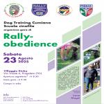 GARA RALLY-OBEDIENCE-CSEN--PRAGELATO-DOG TRAINING CUMIANA- 23.08.2025