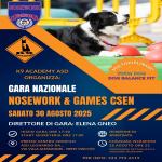 NO - NOSEWORK - VINCI FI - 30 AGOSTO 2025