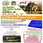 RO - RALLY OBEDIENCE CSEN - LA SCUOLA DEL CANE A.S.D. - 14 SETTEMBRE 2025