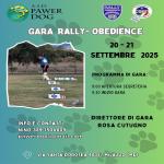 RO RALLY OBEDIENCE PAWER DOG A.S.D. MILAZZO 20 SETTEMBRE 2025